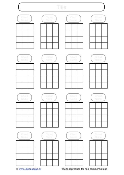 blank ukulele chord sheets printable.